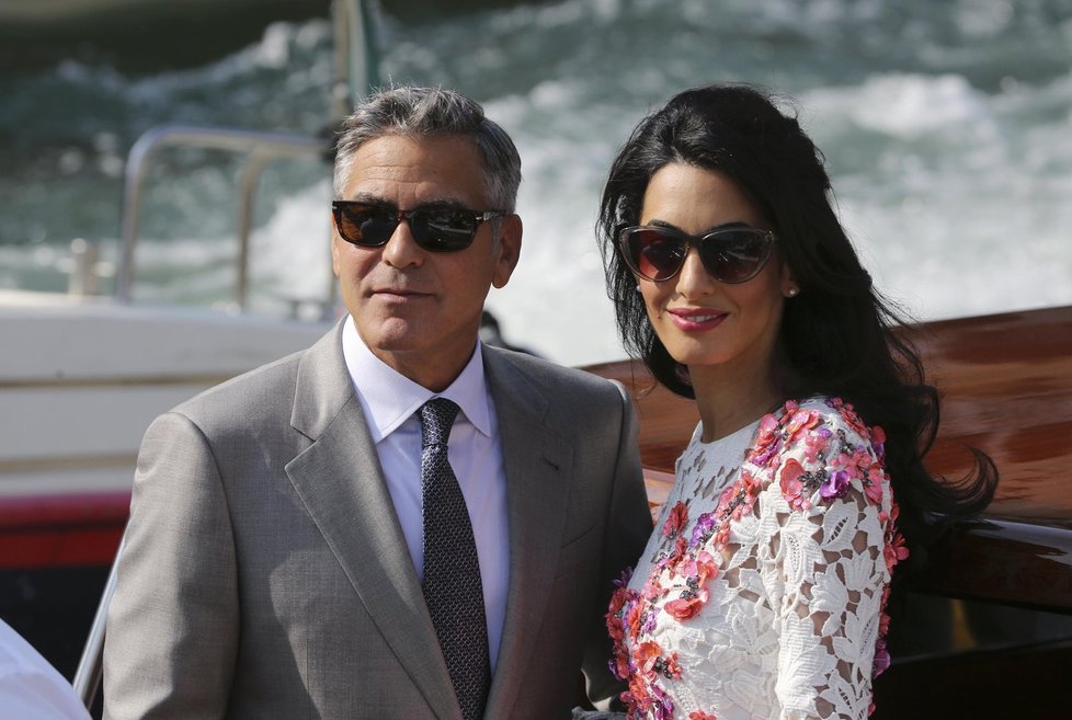 Amal Clooney a George Clooney