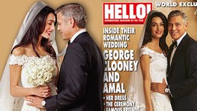 První svatební fotky ze svatby George Clooneyho ukazují pár v zamilovaném rozmaru.