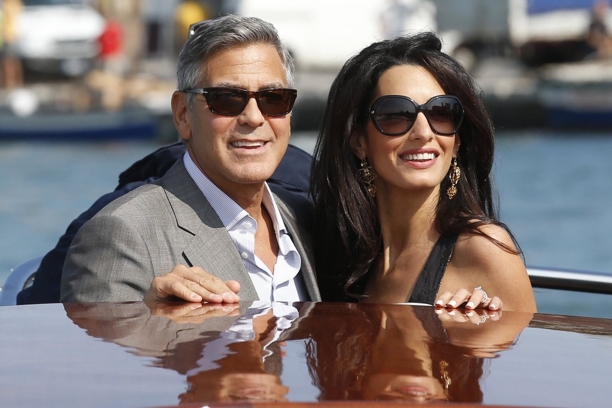 George Clooney se svou vyvolenou.