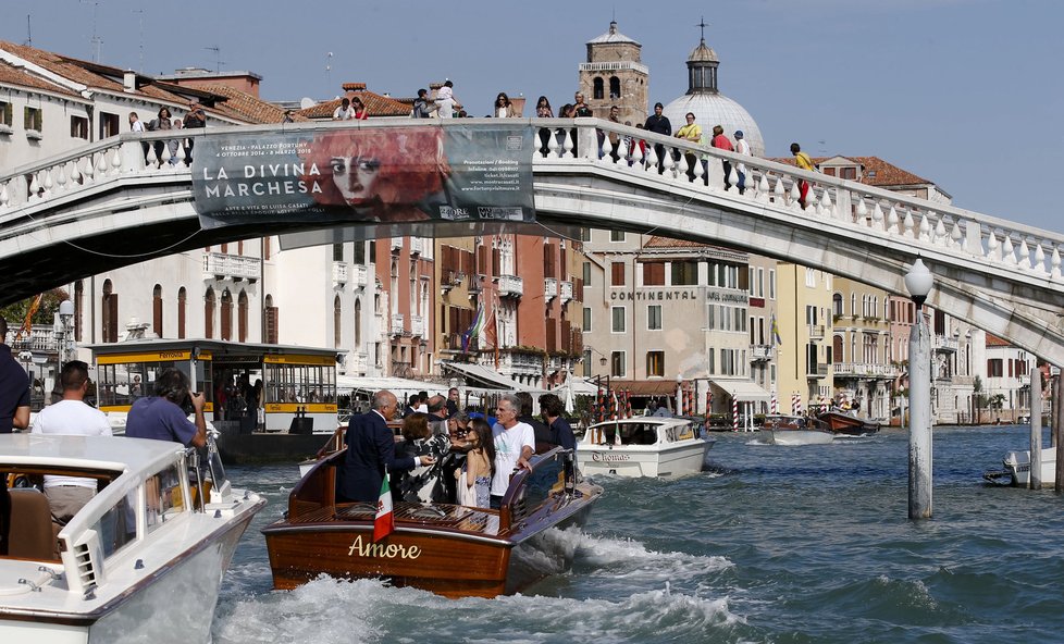 Benátky zažívají kvůli svatbě nevídané manévry.