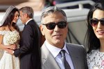 Herec Clooney zaplatil za svatbu pěknou sumičku, jeho Amal ho stála 275 milionů korun!