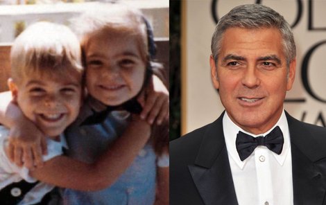 George Clooney  - z pětiletého klučíka vyrostl v úspěšného sexy herce