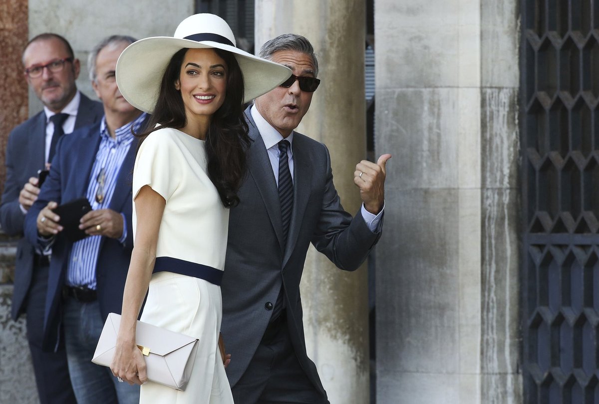 Svatba amerického herce George Clooneyho a britské právničky libanonského původu Amal Alamuddinové