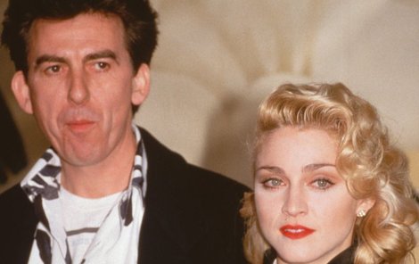 George Harrison a Madonna v roce 1986.