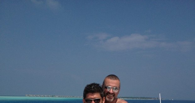 George Michael s Fadim Fawazem na jachtě