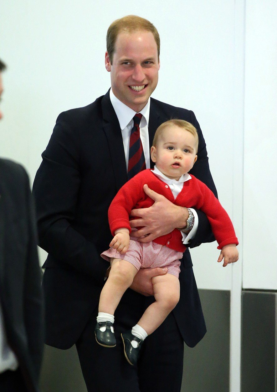 Princ William se synem.