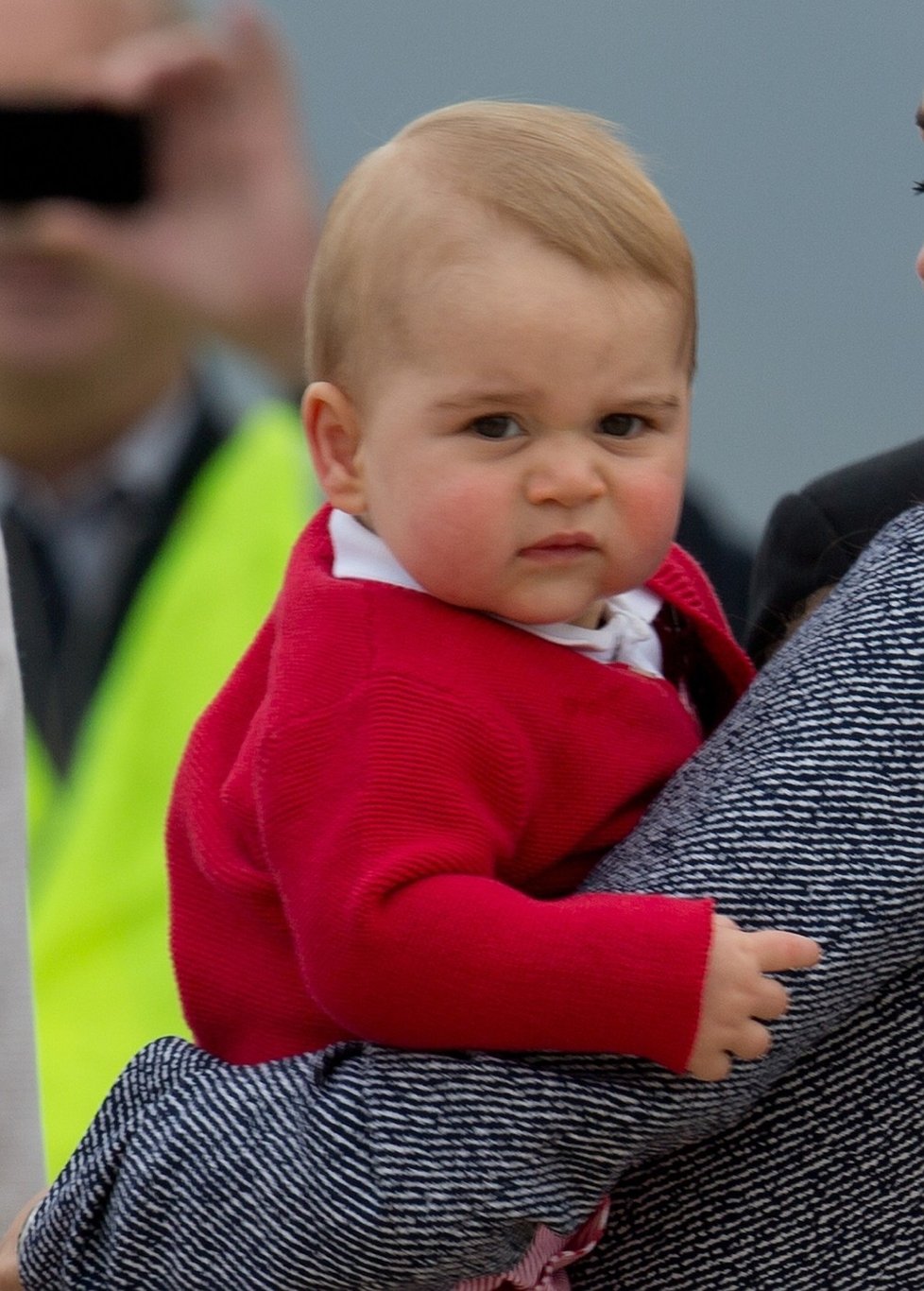 George, syn prince Williama a vévodkyně Kate, se dokáže pěkně kabonit.