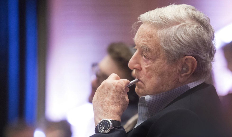 Miliardář maďarského původu George Soros