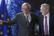 George Soros a šéf Evropské komise Jean-Claude Juncker
