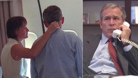 George W. Bush na dosud nezveřejněných snímcích z 11. září 2001