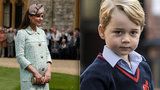 Strach o těhotnou Kate: George se musí naučit zavolat mámě pomoc, svěřil se William