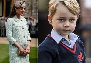Princ George se bude učit zacházet s telefonem, aby mohl v případě nouze zavolat pomoc mamince Kate.