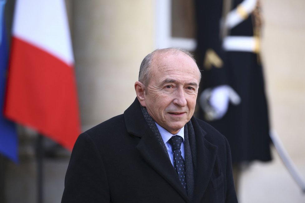 Francouzský ministr vnitra Gérard Collomb