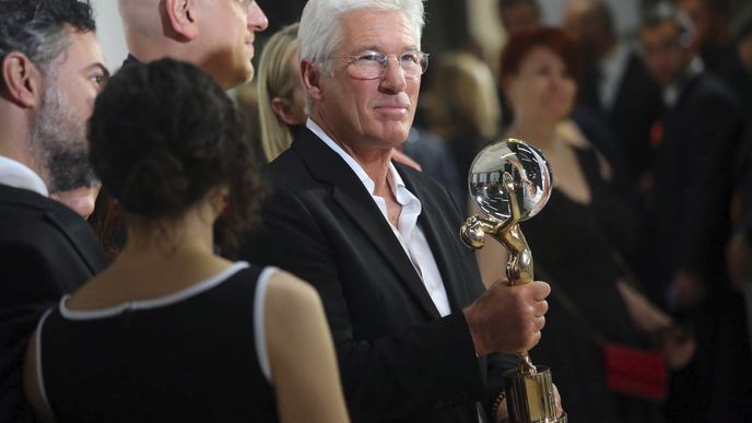 Richard Gere převzal cenu za přínos světové kinematografii