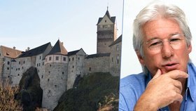 Richard Gere byl okouzlen městem Loket a chtěl by si zde prý pořídit dům.