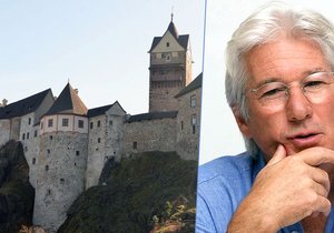 Richard Gere byl okouzlen městem Loket a chtěl by si zde prý pořídit dům.