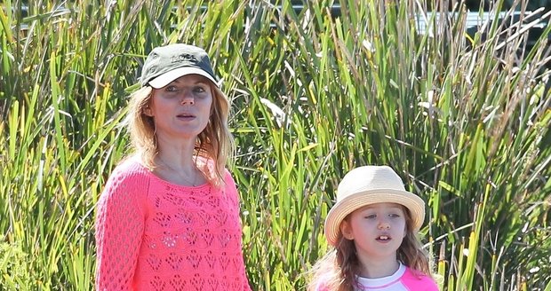 Geri Halliwell vyrazila s dcerkou na pláž v australské Sydney.