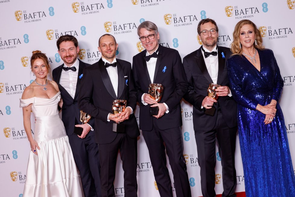 BAFTA 2023: Geri Halliwellová, Viktor Prášil, Markus Stemler, Frank Kruse, Lars Ginze a Rita Wilsonová