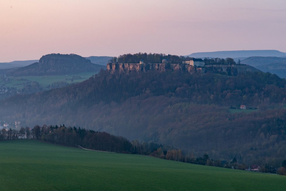 Saská dominanta, pevnost Königstein.