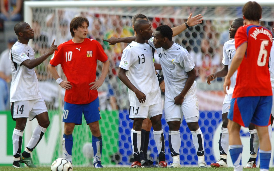 Češi na MS v Německu 2006 nečekaně prohráli s Ghanou 0:2