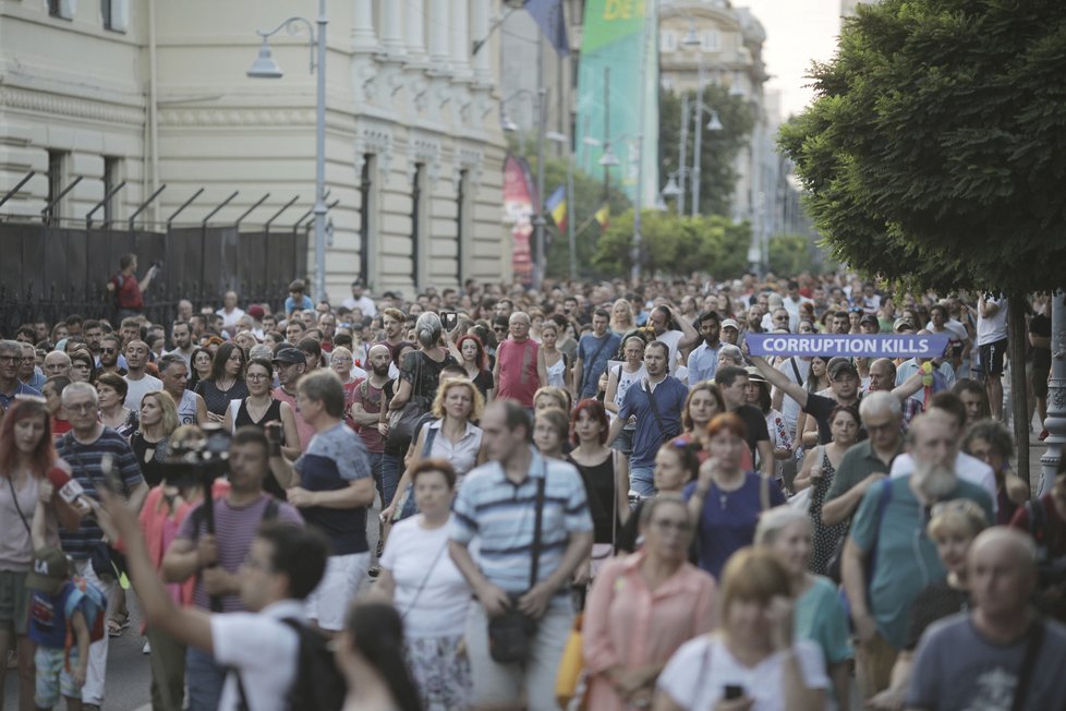 Protivládní protesty v Rumunsku