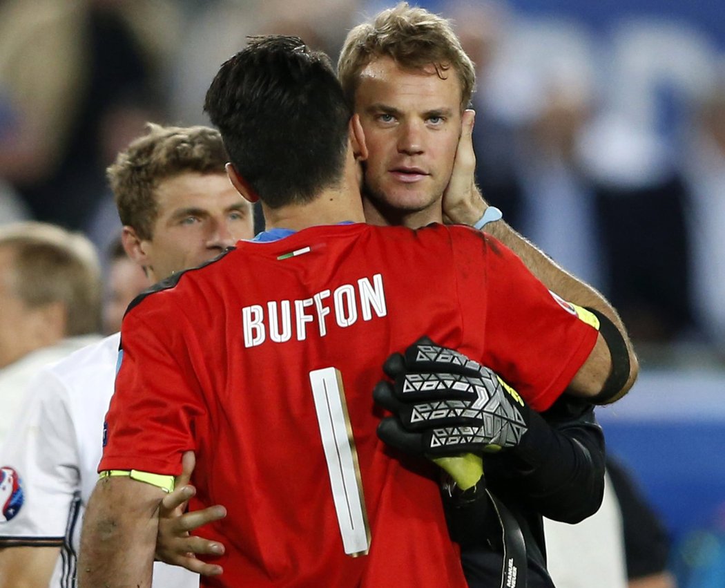 Gianluigi Buffon a Manuel Neuer byli hrdiny sobotního večera