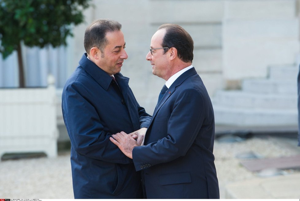 Gianni Pittella a francouzský prezident Francoise Hollande