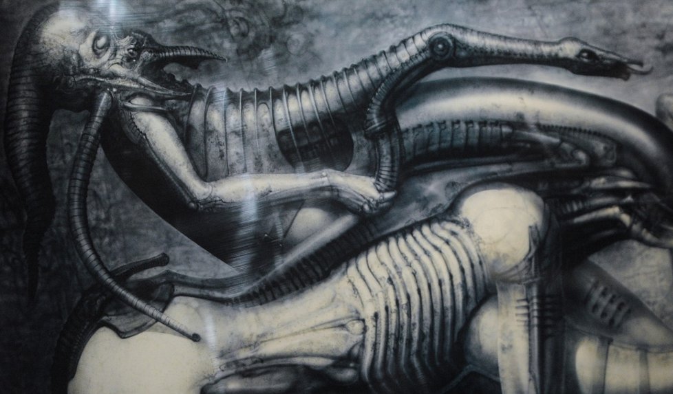 Giger vytvořil nový styl pojmenovaný biomechanický surrealismus