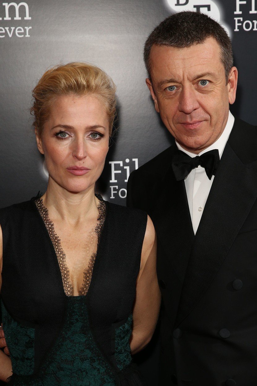 Expartneři Gillian Anderson a Peter Morgan