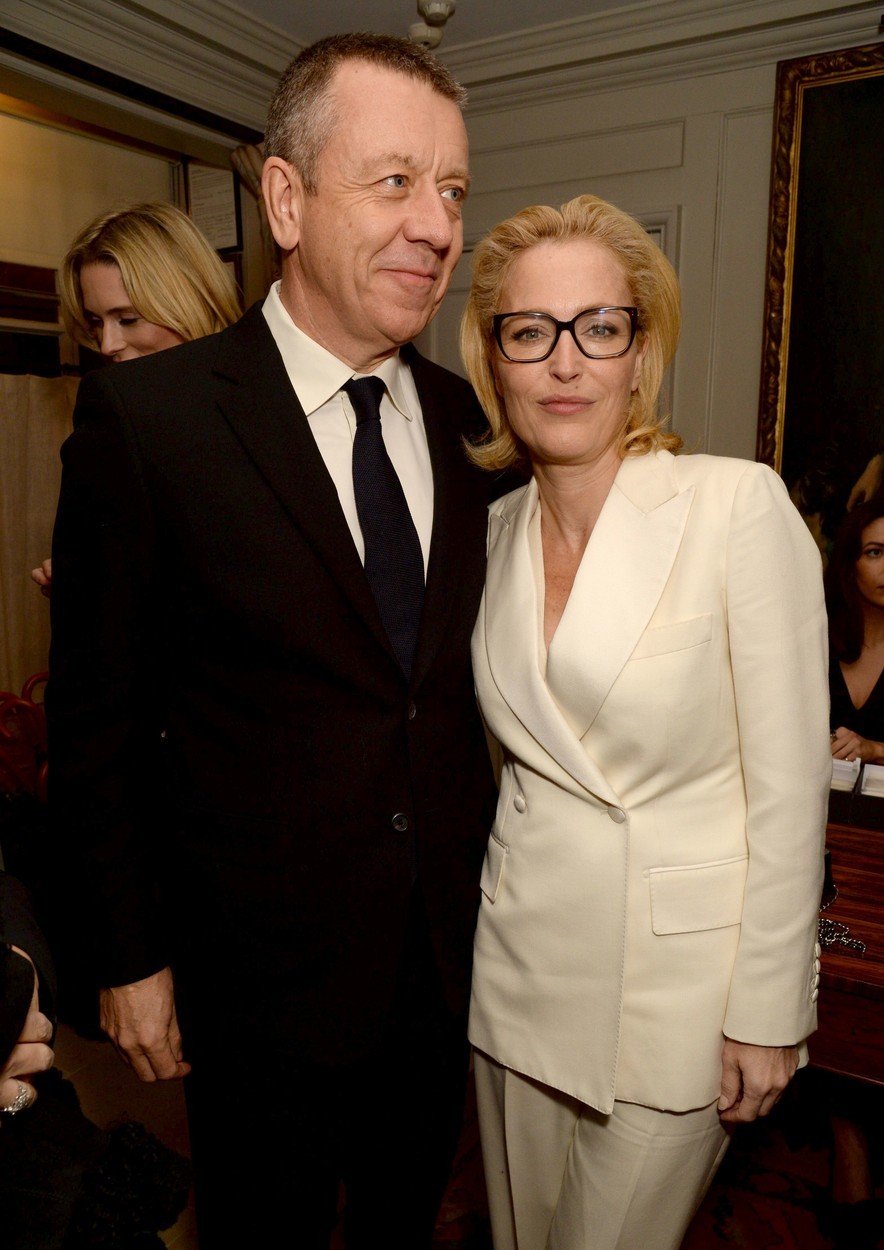 Expartneři Gillian Andersonová a Peter Morgan