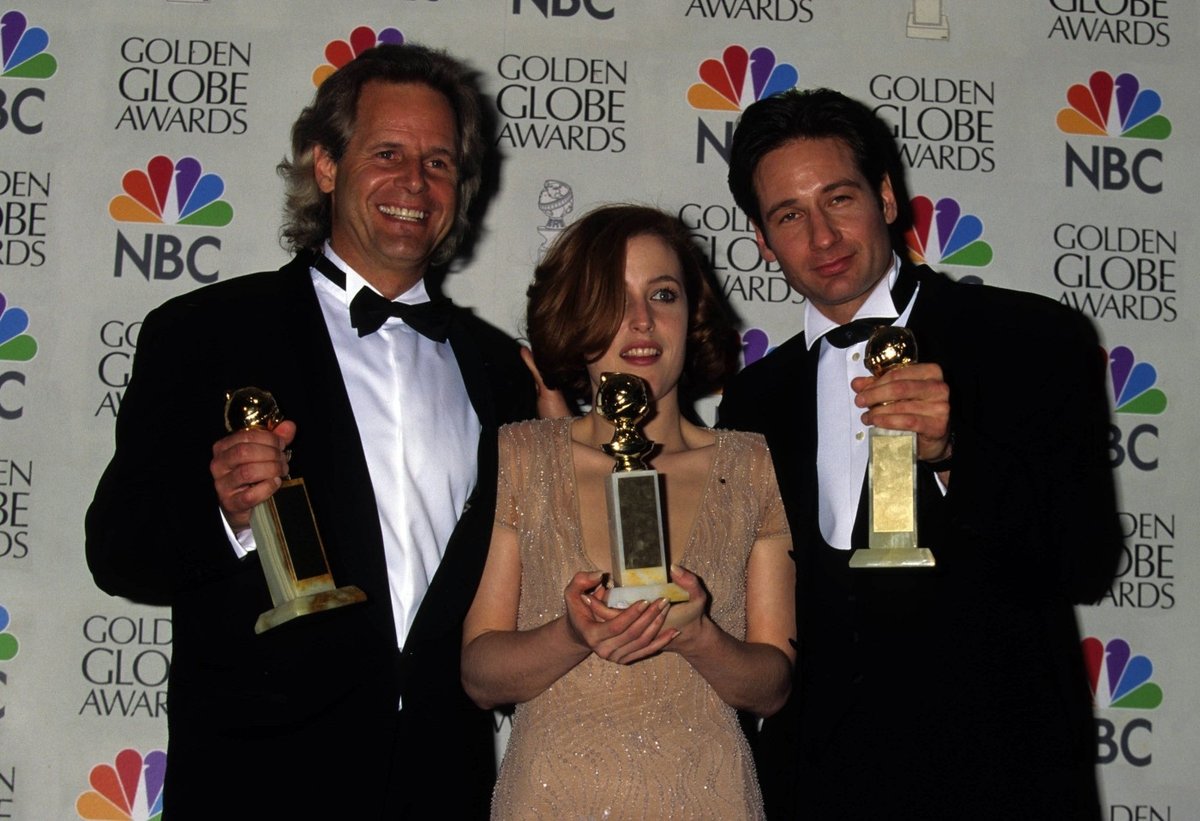 Gillian Anderson spolu s Davidem Duchovnym dostali za své role v seriálu Akta X mnoho cen