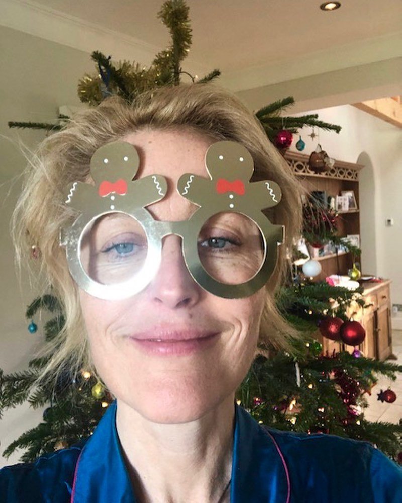 Gillian Anderson před Vánocemi