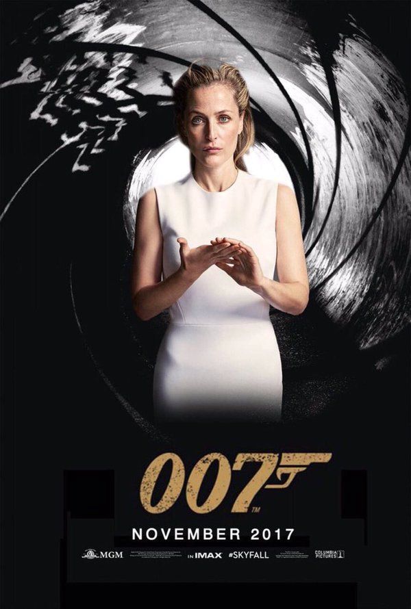 Gillian Andersonová jako agent Bond?