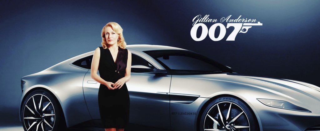 Gillian Andersonová jako Bond?