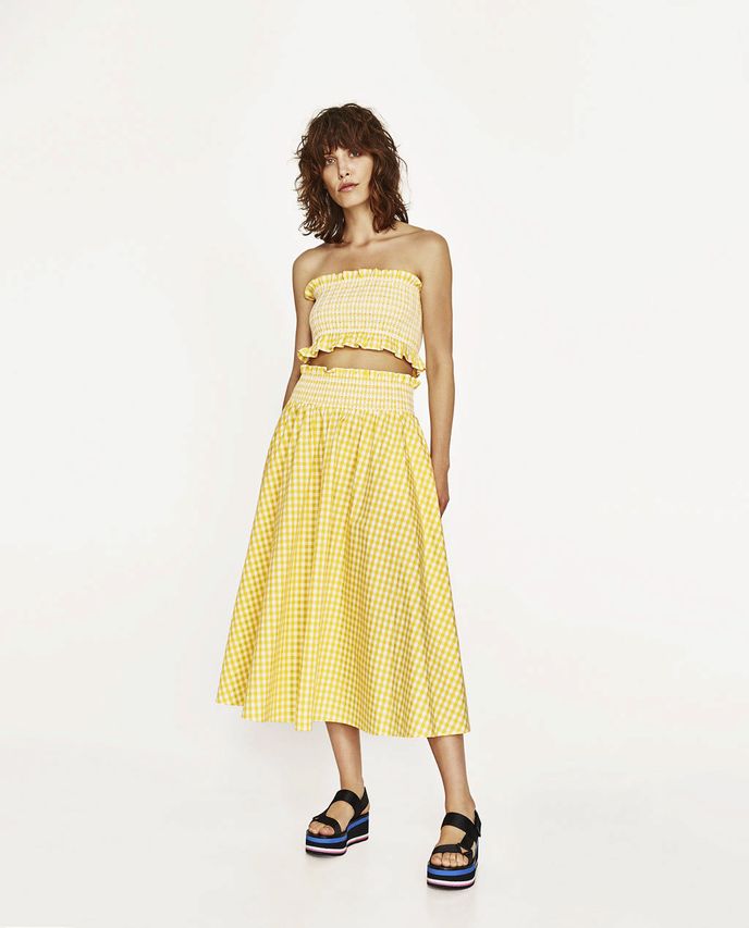 Top a sukně, Zara, 899 Kč Top a sukně, Zara, 899 Kč
