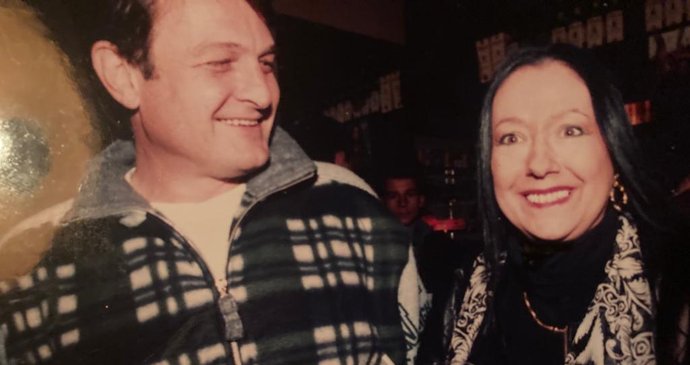 Giovanna Roklová a Ladislav Štaidl, v jehož kapele hrál pianista Rudolf Rokl.