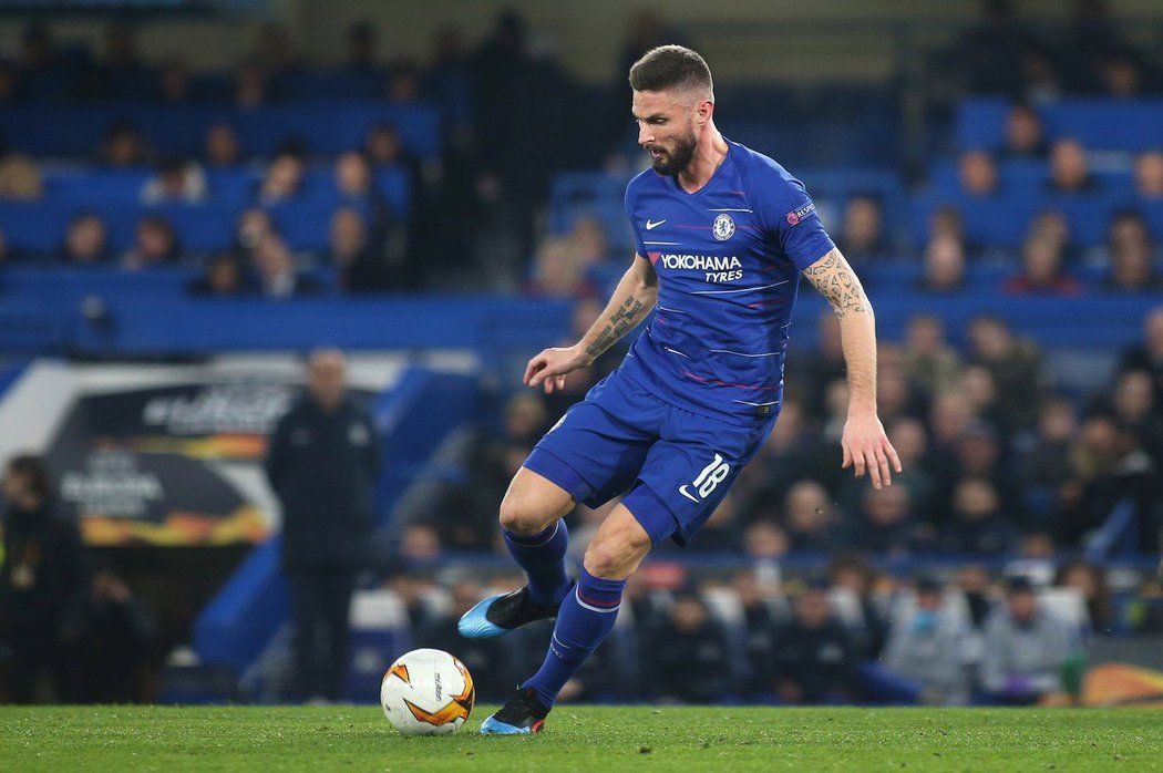 Francouzský reprezentant v barvách Chelsea Olivier Giroud