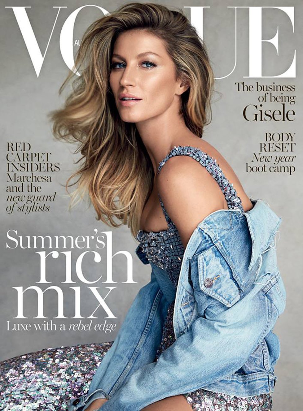 Gisele Bündchen se objevila na titulce prestižního magazínu Vogue celkem 39krát.