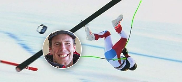 Marc Gisin je po pádu ve Val Gardeně z nejhoršího venku, z JIPky už ho propustili na standardní pokoj