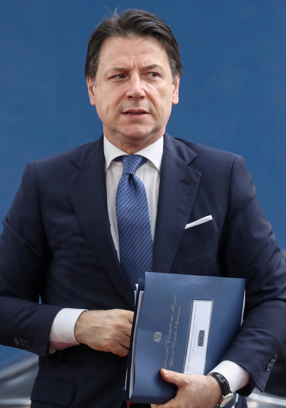 Summit EU o rozpočtu: Italský premiér Giuseppe Conte