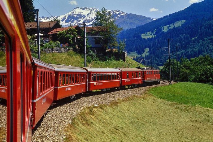 Glacier Express, Švýcarsko