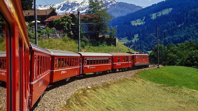 Glacier Express, Švýcarsko