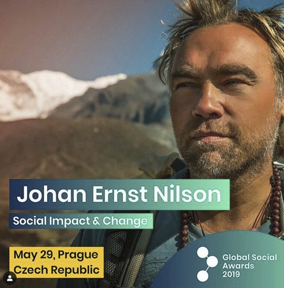 Global Social Awards 2019 - Johan Ernst Nilson