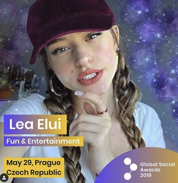 Global Social Awards 2019 - Lea Elui