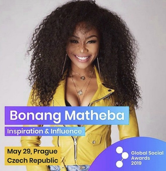 Global Social Awards 2019 - Bonang Matheba