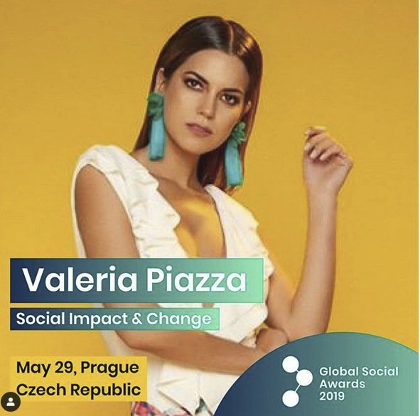 Global Social Awards 2019 - Valeria Piazza