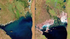 Argentinské slané jezero Mar Chiquita stále vysychá.