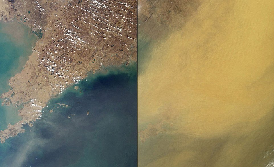 Příklad důsledků klimatických změn.