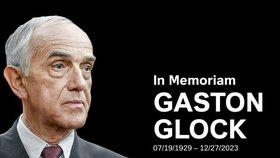 Firma Glock vzpomíná na svého zakladatele Gastona (†94).