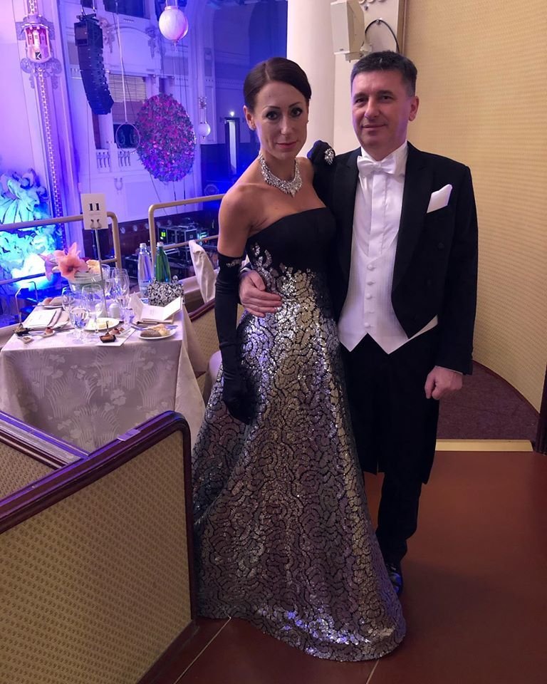 Senátor Tomáš Goláň s manželkou